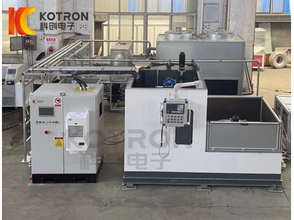 A complete set of CNC induction Hardening Machine tools for Shafts and gears heat treatment