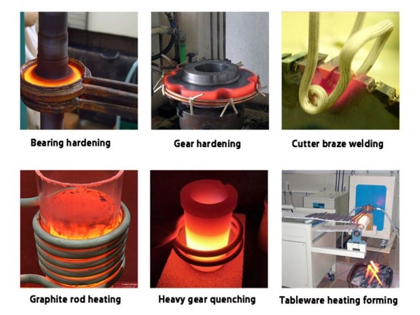 Wire tempering production line and steel strip bluing